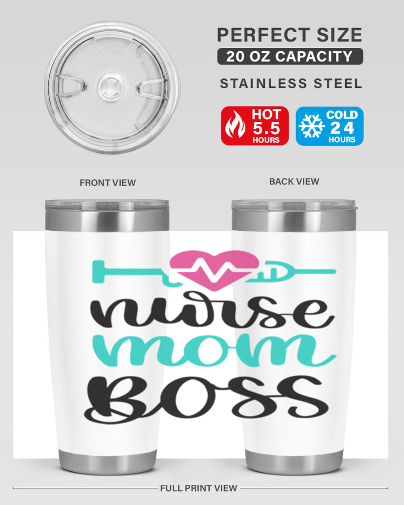 Nurse Mom Boss Style Style 101#- nurse- tumbler