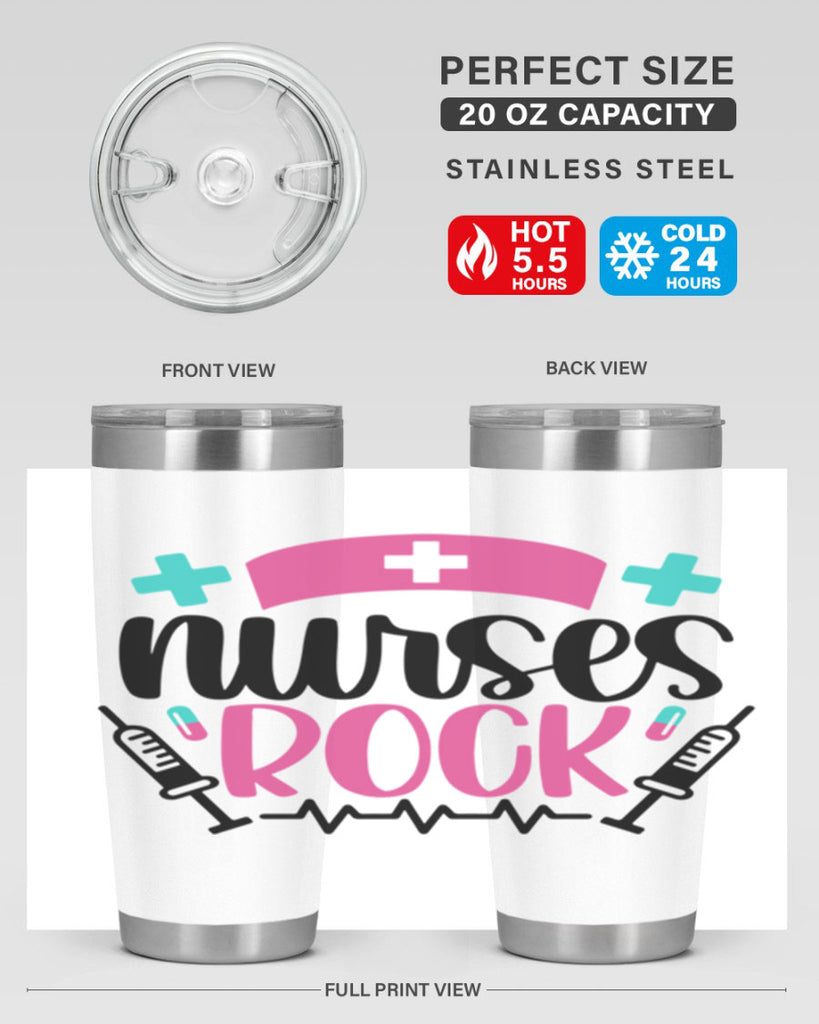 Nurses Rock Style Style 79#- nurse- tumbler