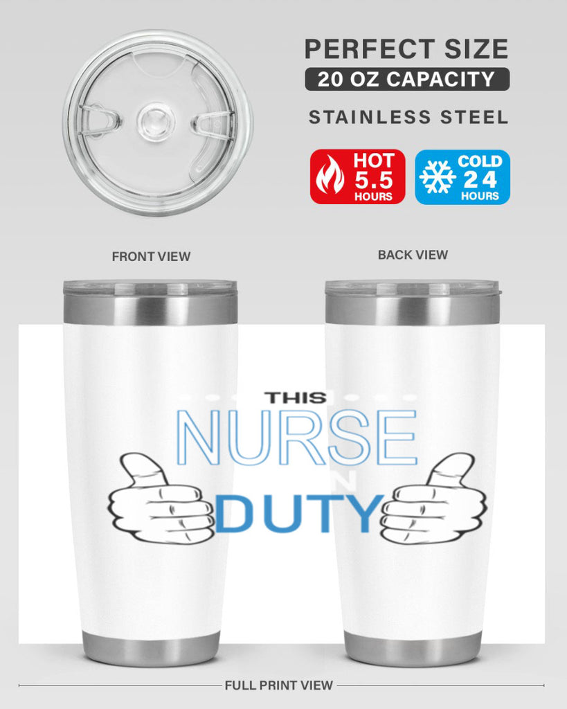 NursetransperntPNG Style 400#- nurse- tumbler