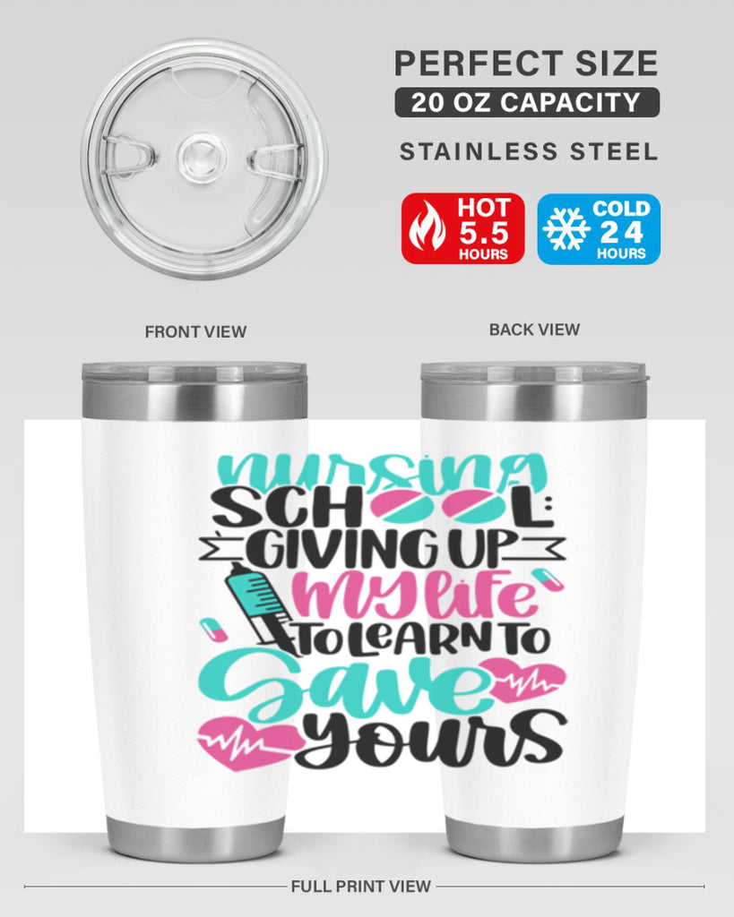 Nursing School Giving Style Style 66#- nurse- tumbler