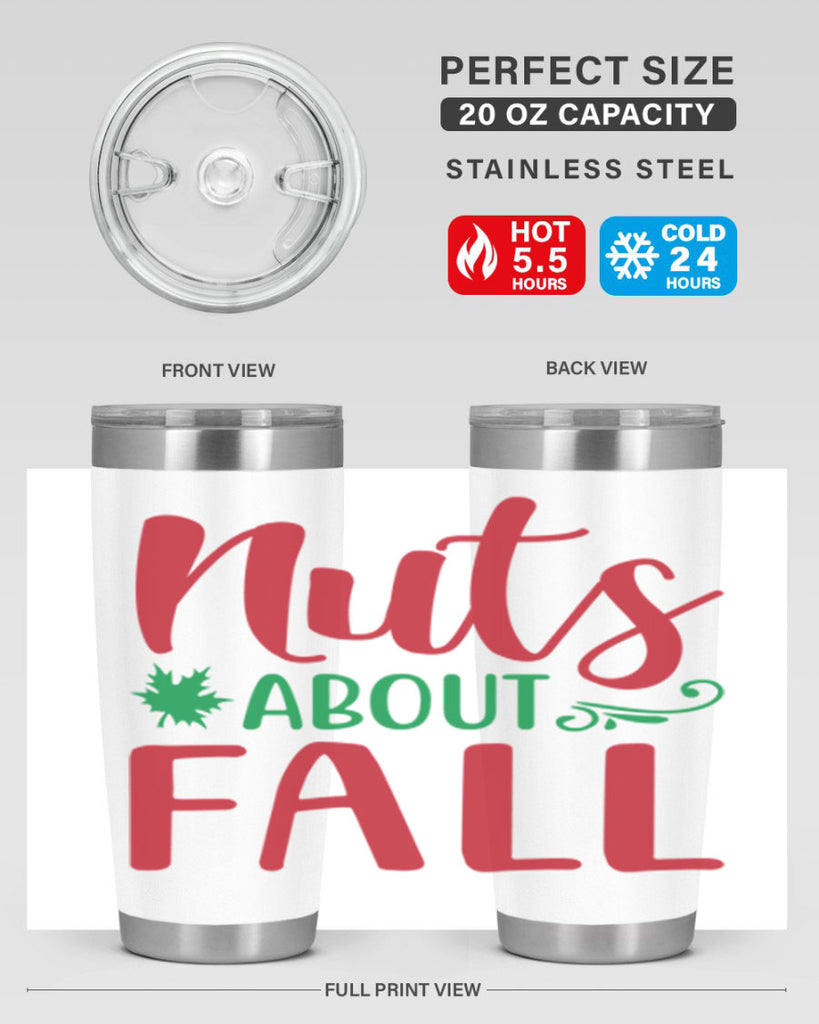 Nuts About Fall 443#- fall- Tumbler