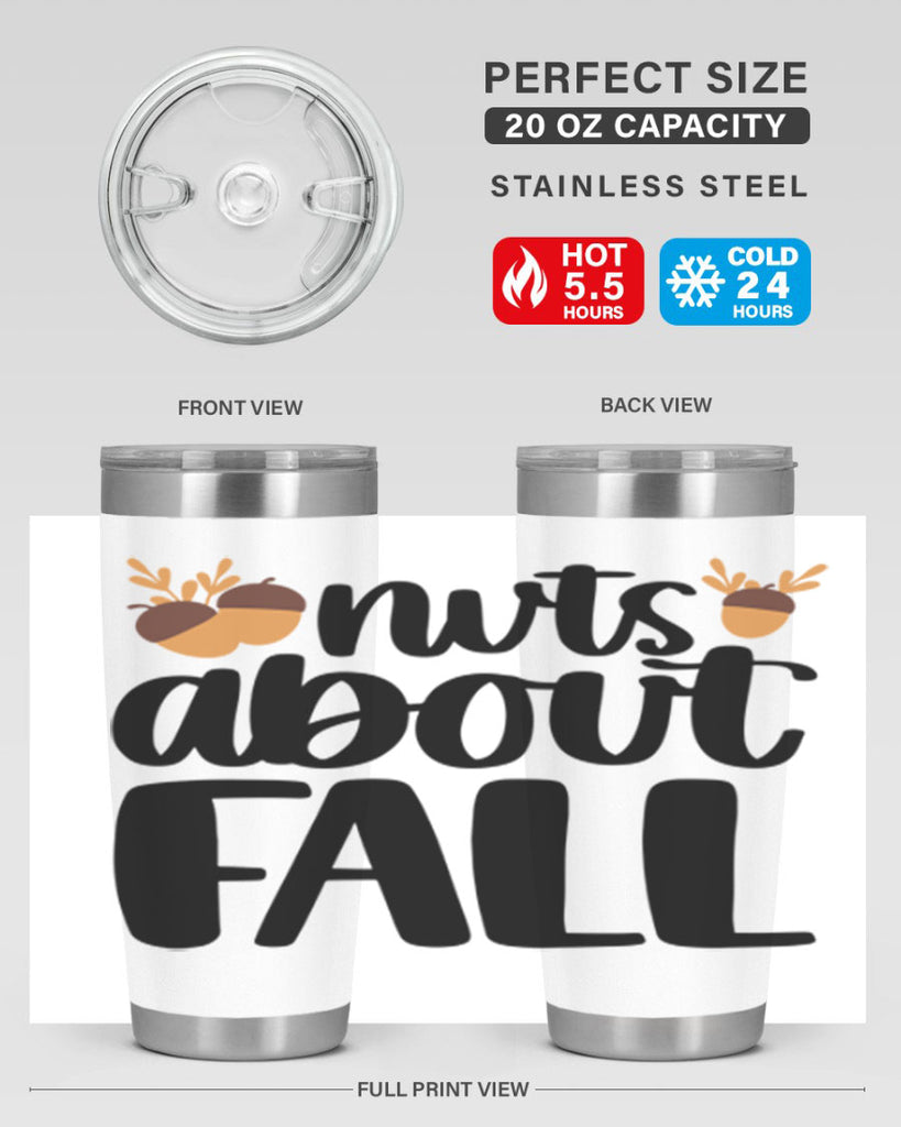 Nuts About Fall 503#- fall- Tumbler