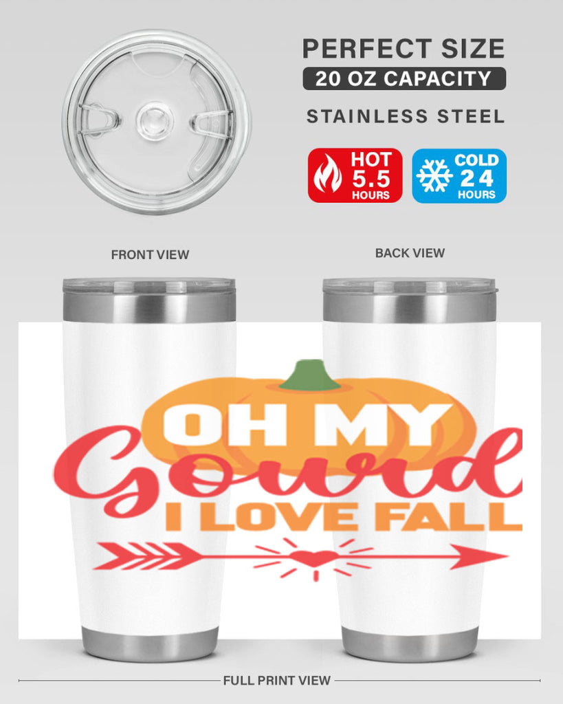 OhMyGourdILove 459#- fall- Tumbler