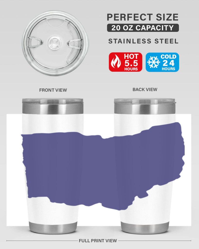 Ohio 16#- stateflags- Tumbler