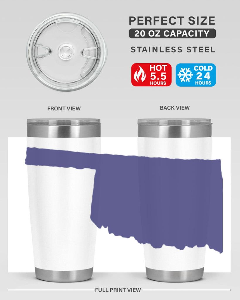 Oklahoma 15#- stateflags- Tumbler