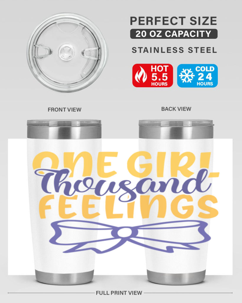 One Girl Thousand Feelings Style 208#- baby- tumbler