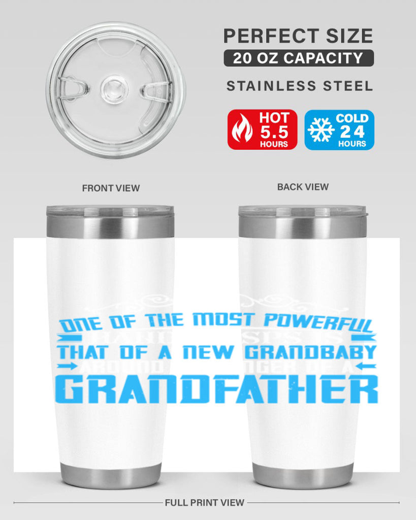 One of the most powerful handclasps is that of a new grandbaby 76#- grandpa - papa- Tumbler