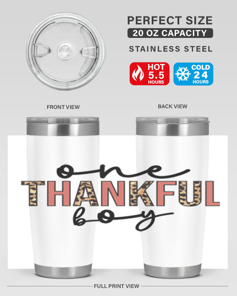 One thankful boy 462#- fall- Tumbler