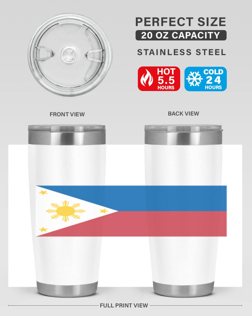 Philippines 59#- world flags- Tumbler