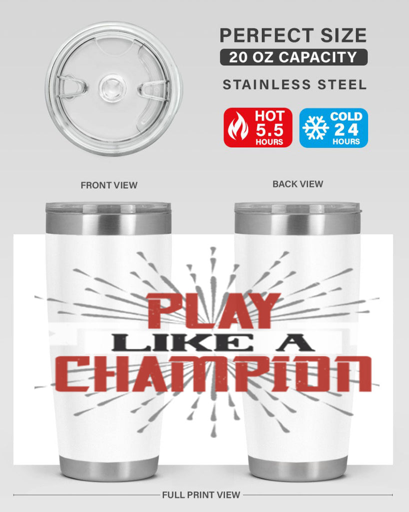 Play like a Champion 1942#- badminton- Tumbler
