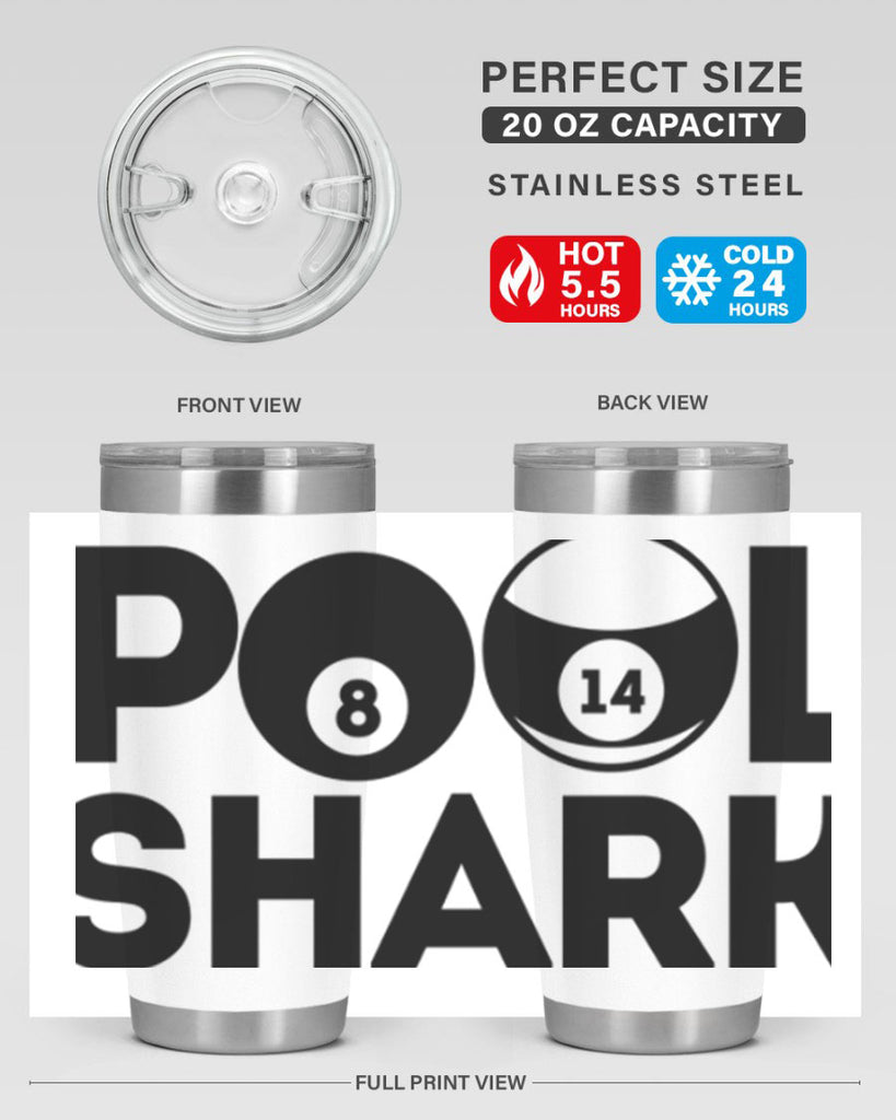 Pool shark 566#- billards- Tumbler