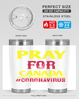 Pray For Canada Style 7#- corona virus- Cotton Tank