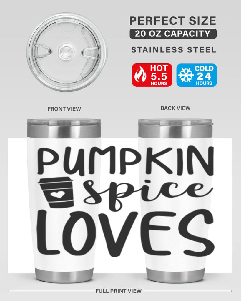 Pumpkin Spice Loves 555#- fall- Tumbler