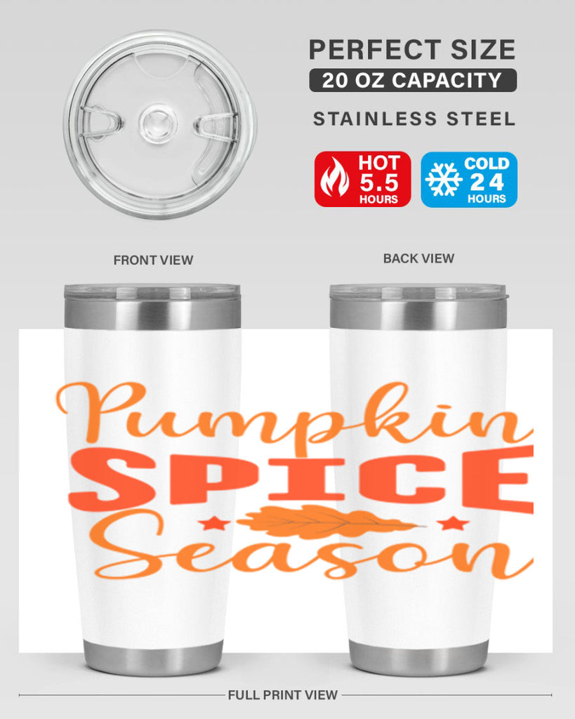 Pumpkin Spice Season Design 557#- fall- Tumbler
