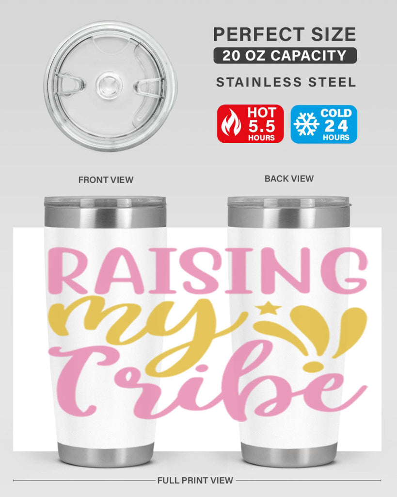 RAISING MY TRIBE Style 5#- summer- Tumbler