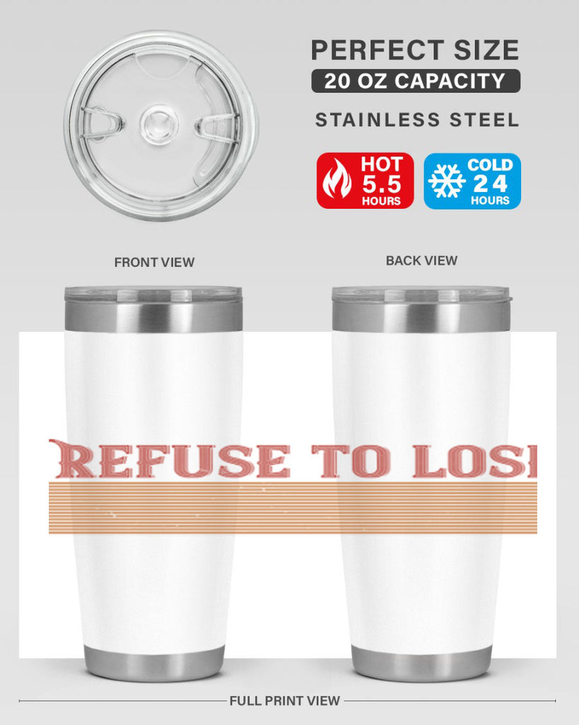 Refuse to lose 1902#- badminton- Tumbler