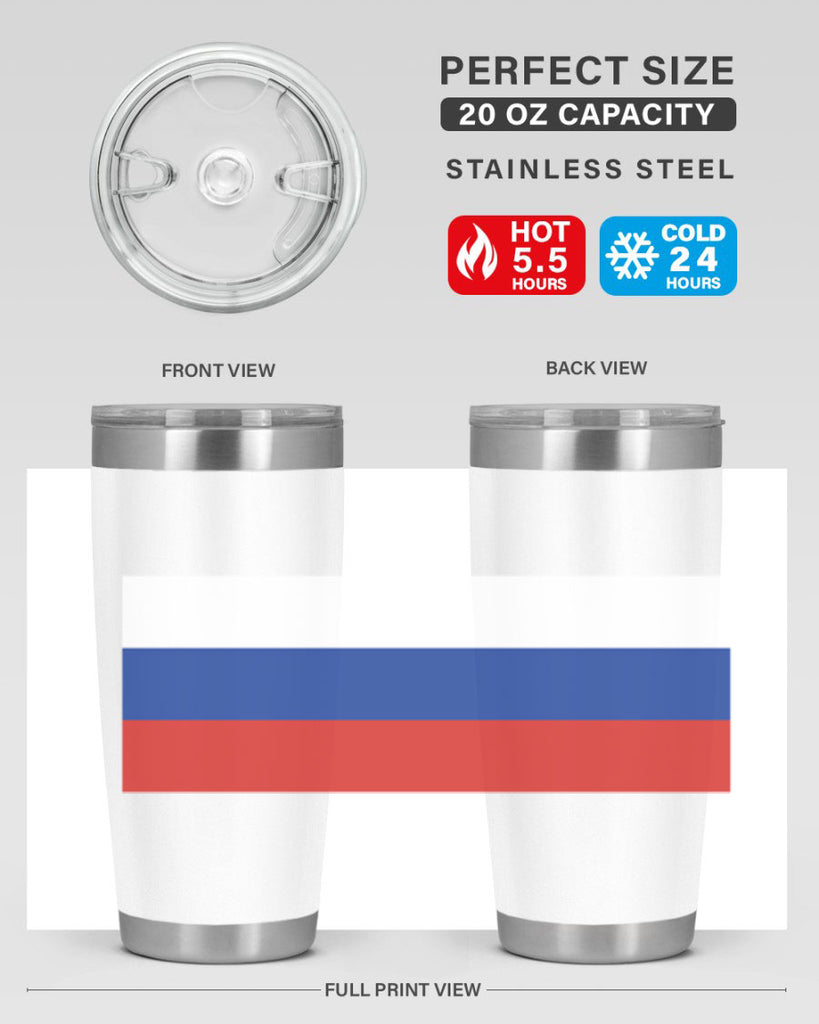 Russia 54#- world flags- Tumbler