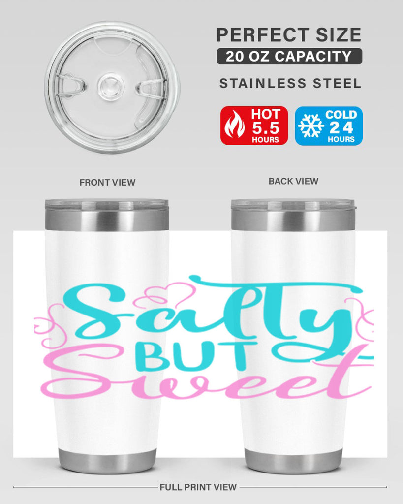 Salty But Sweet 565#- mermaid- Tumbler