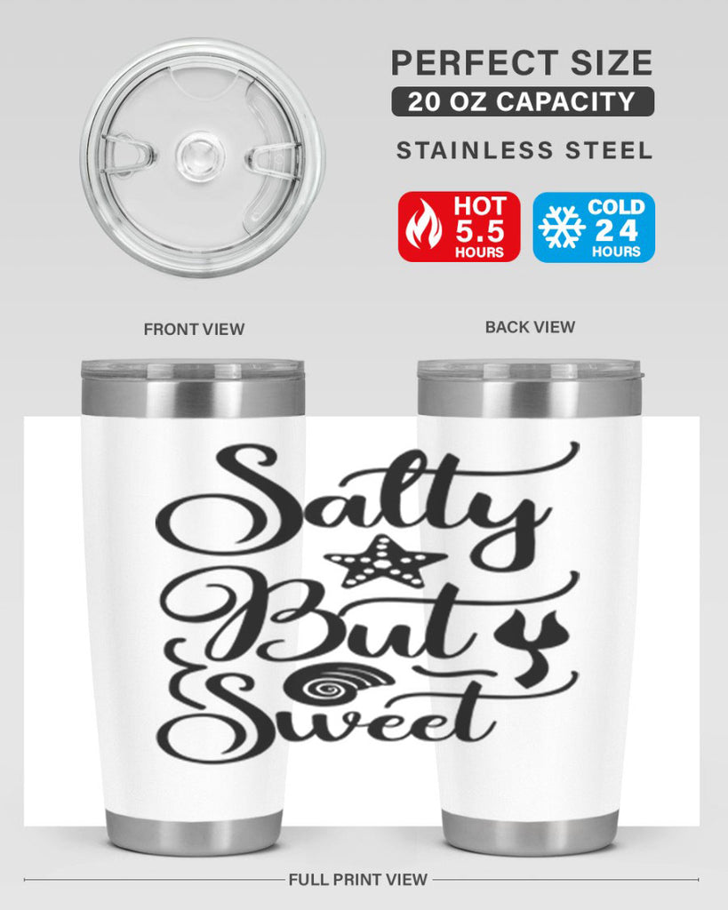 Salty but sweet design 571#- mermaid- Tumbler