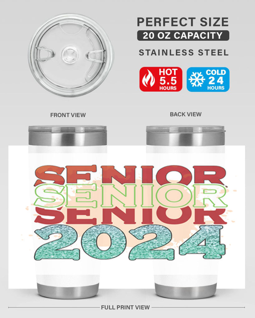 Senior 2024 1 10#- 12th grade- Tumbler