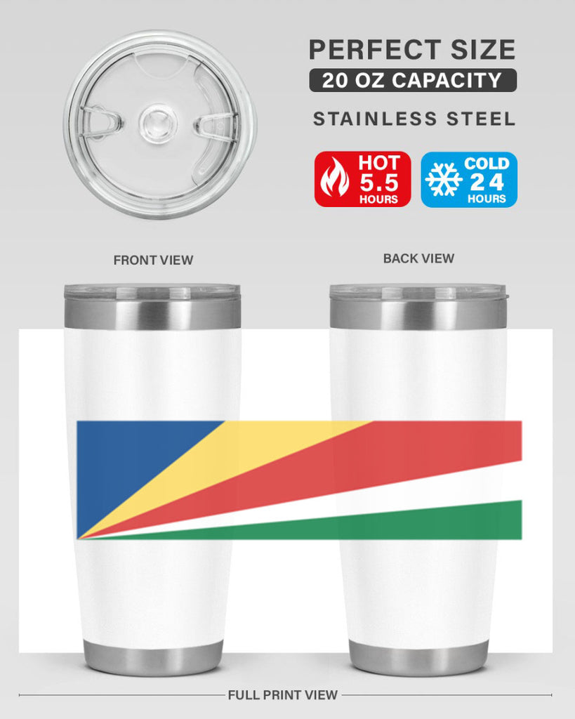 Seychelles 43#- world flags- Tumbler