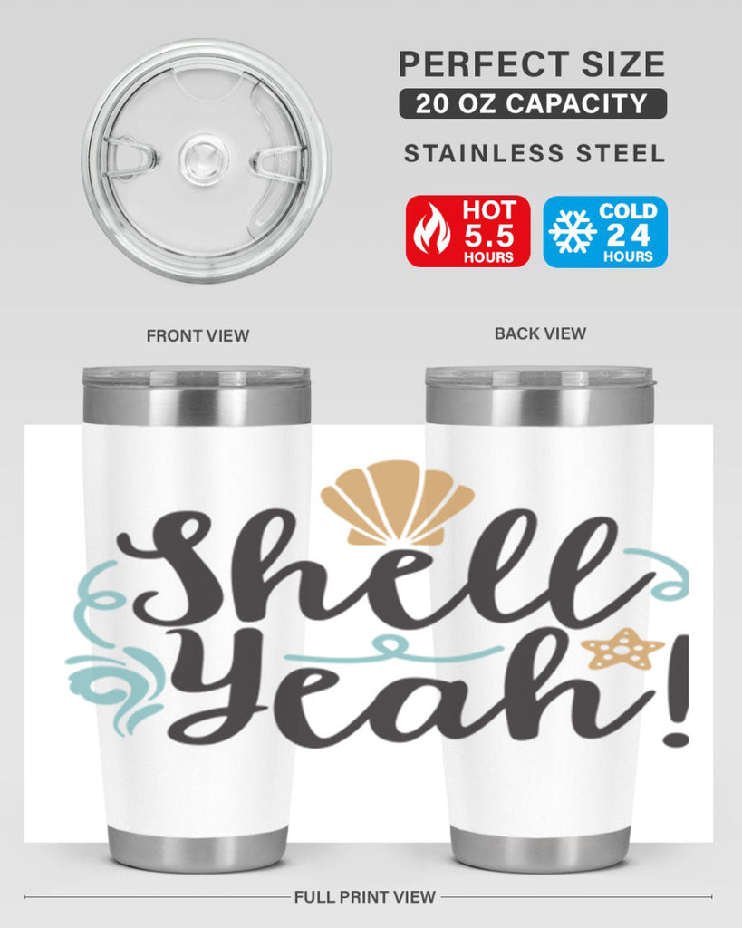 Shell Yeah 592#- mermaid- Tumbler