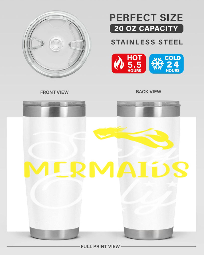 Sorry Mermaids Only 604#- mermaid- Tumbler