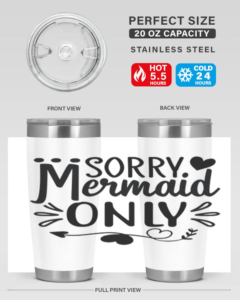 Sorry mermaid only 612#- mermaid- Tumbler