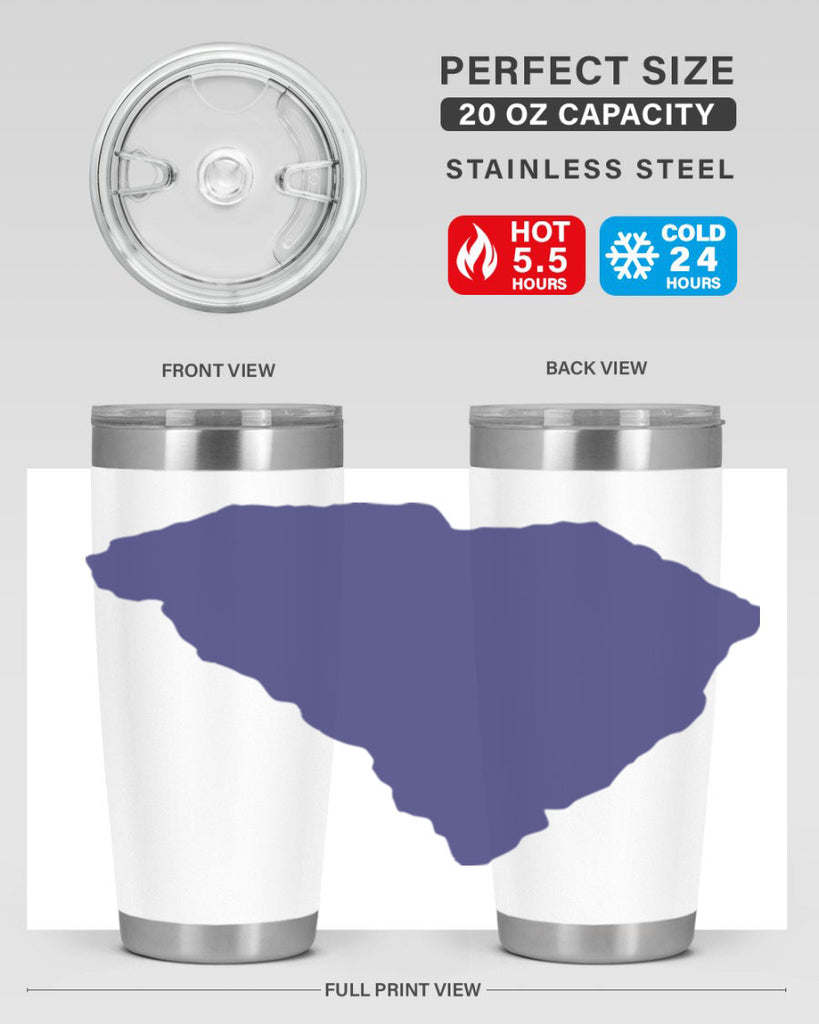 South Carolina 11#- stateflags- Tumbler