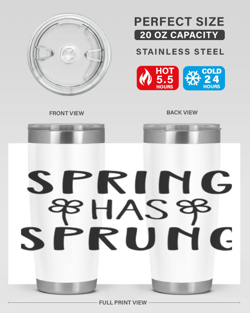Spring has sprung design  490#- spring- Tumbler