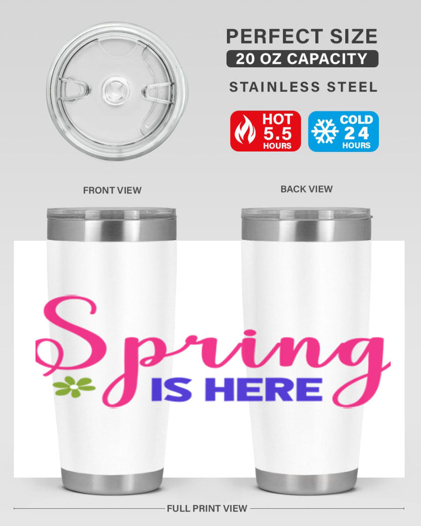 Spring is Here 455#- spring- Tumbler