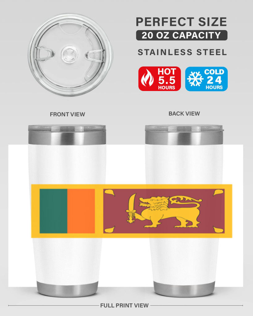 Sri Lanka 32#- world flags- Tumbler