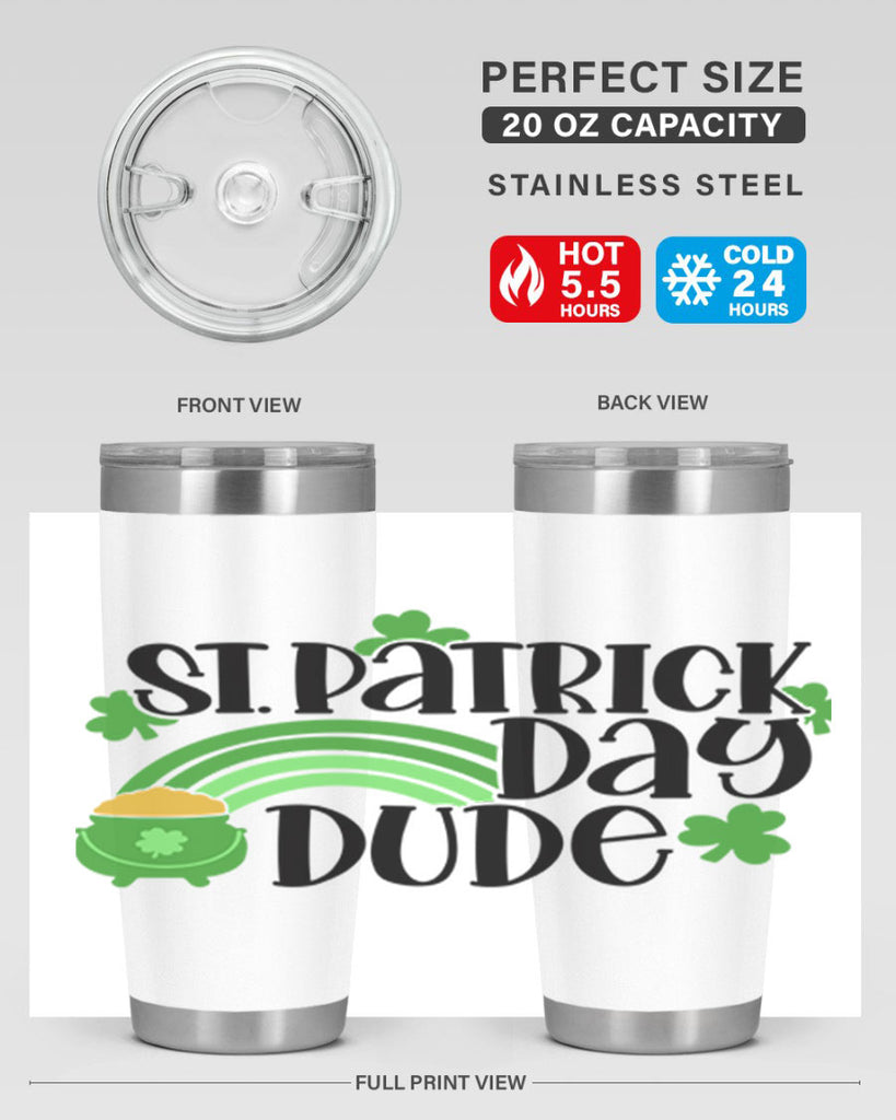 St Patrick Day Dude Style 29#- St Patricks Day- Tumbler