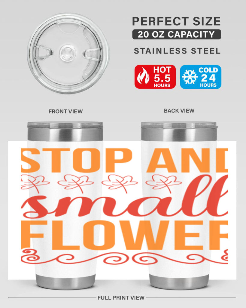 Stop and small flower 522#- spring- Tumbler