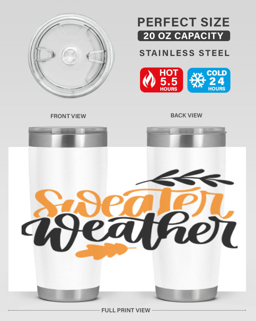 Sweater Weather 510#- fall- Tumbler