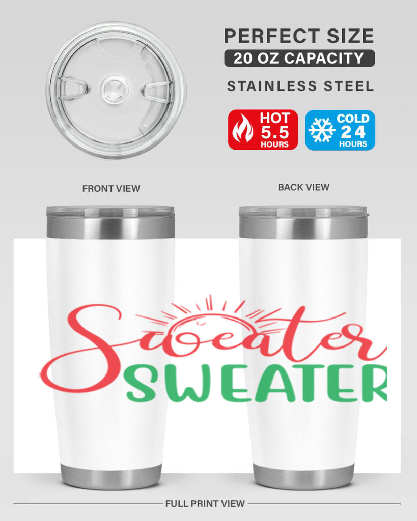 Sweater Weather 583#- fall- Tumbler