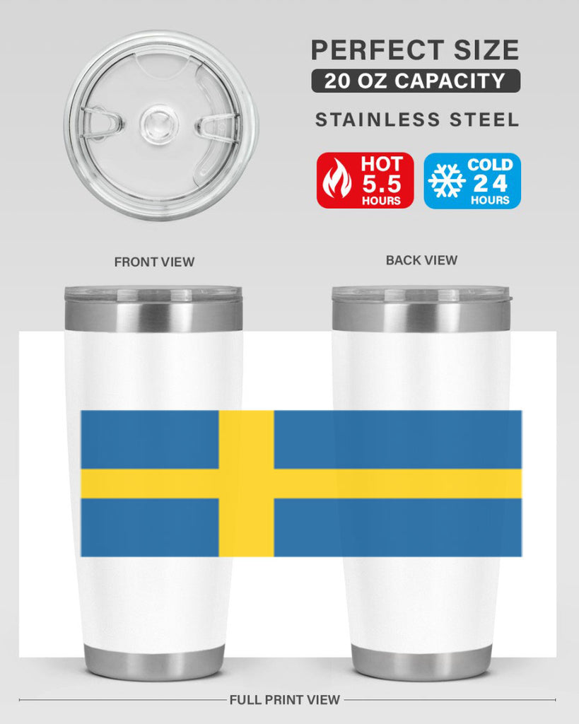 Sweden 29#- world flags- Tumbler