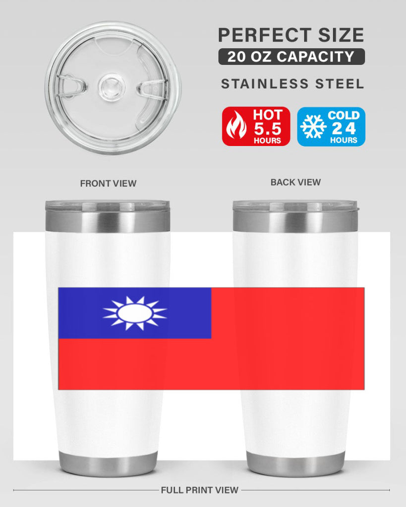 Taiwan 26#- world flags- Tumbler