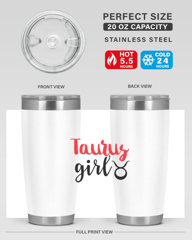 Taurus girl 489#- zodiac- Tumbler