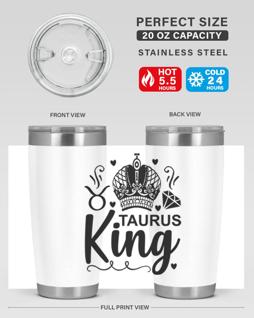 Taurus king 501#- zodiac- Tumbler