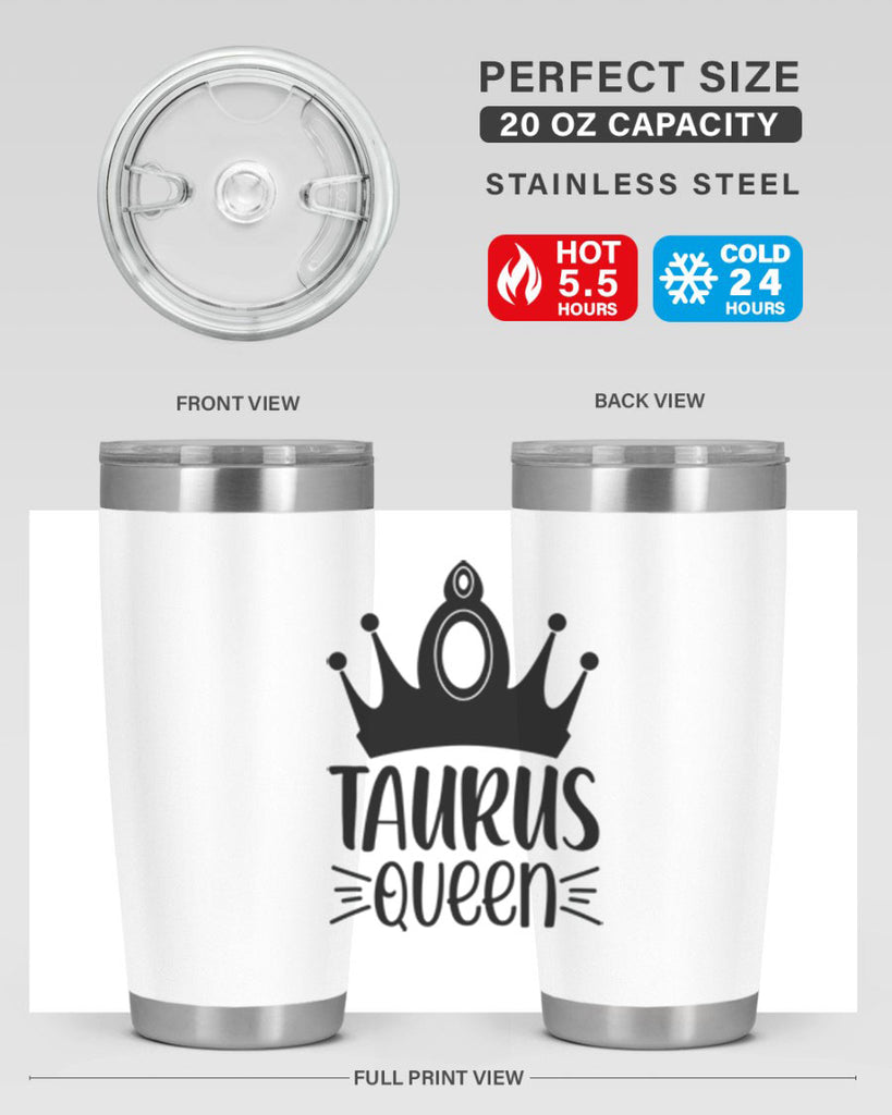 Taurus queen 503#- zodiac- Tumbler