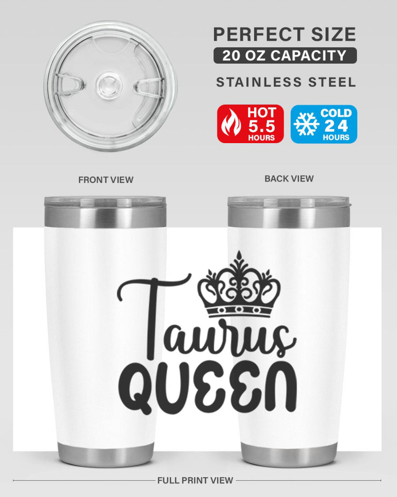 Taurus queen 504#- zodiac- Tumbler