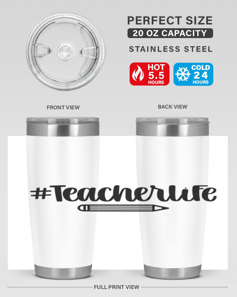 Teacher Life Style 50#- teacher- tumbler