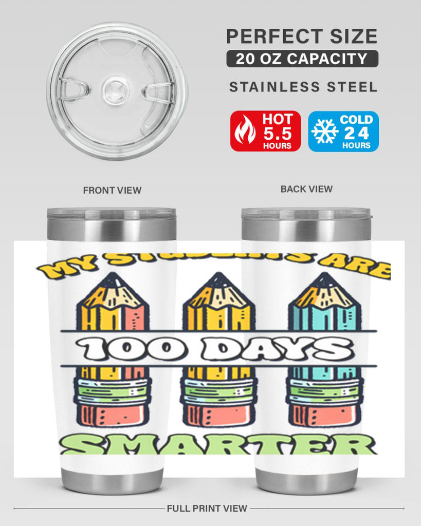 Teacher My Students Are 100 57#- 100 days of school- Tumbler