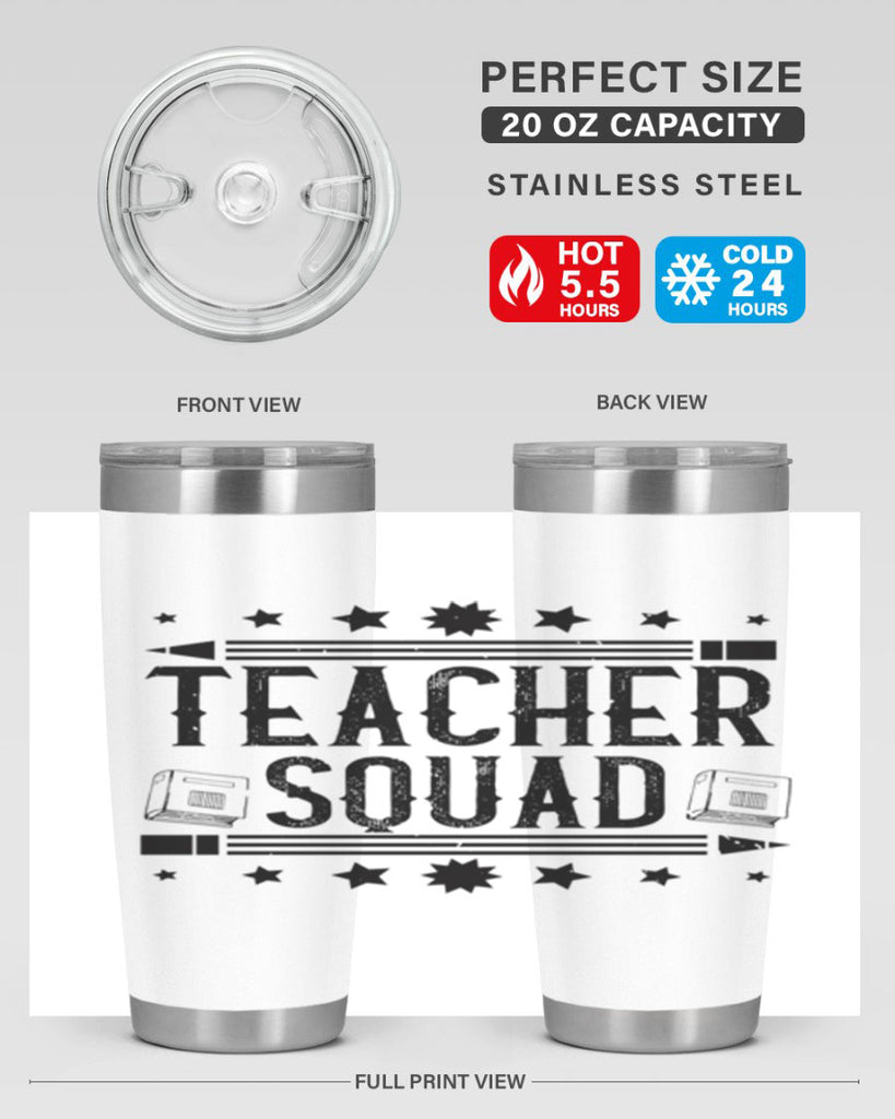 Teacher squad Style 14#- teacher- tumbler