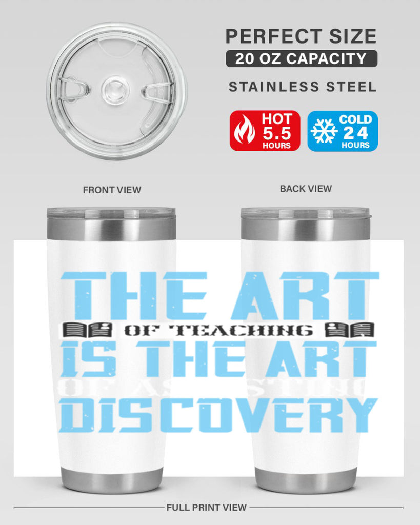 The art of teaching is the art of assisting discovery Style 15#- coaching- tumbler