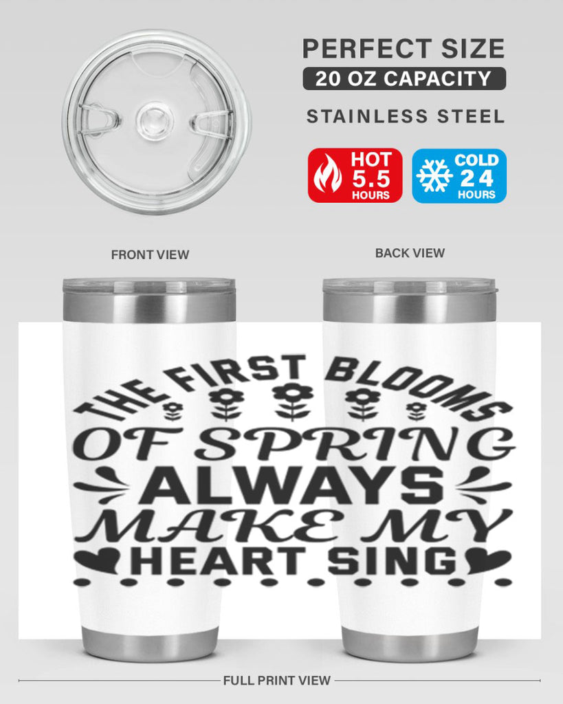 The first blooms of spring 549#- spring- Tumbler