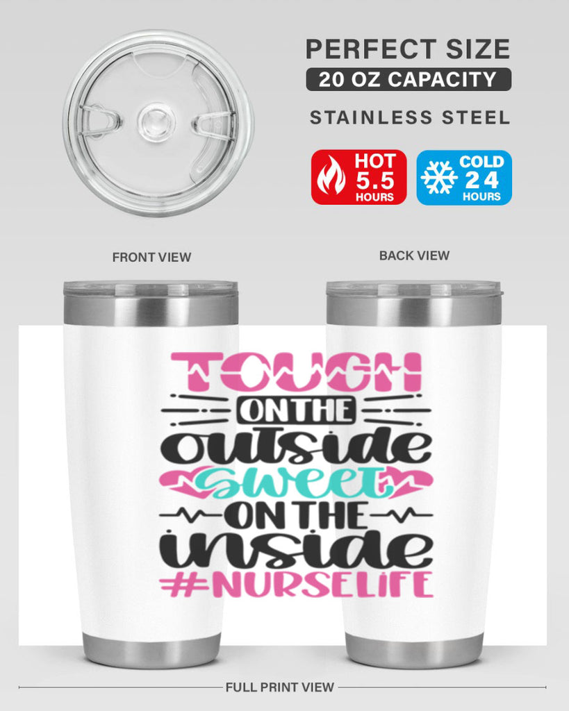 Tough On The Outside Style Style 15#- nurse- tumbler