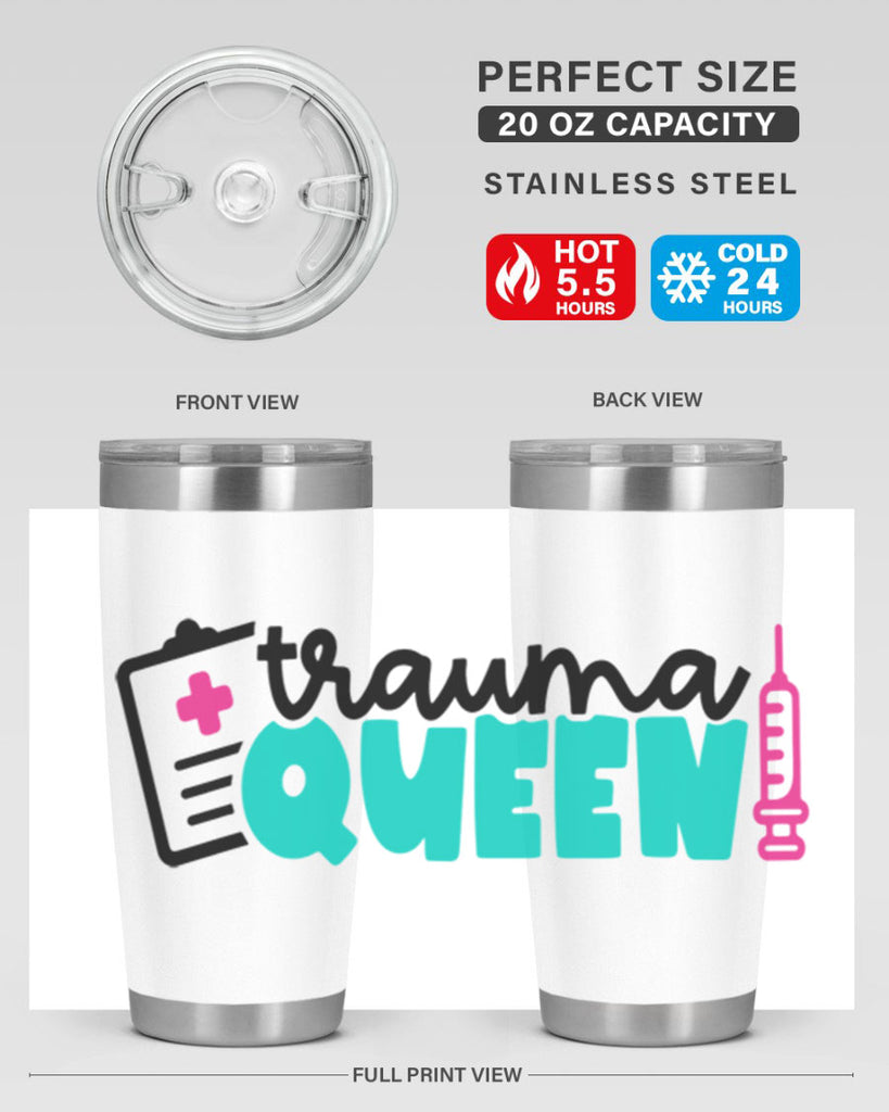 Trauma Queen Style Style 11#- nurse- tumbler