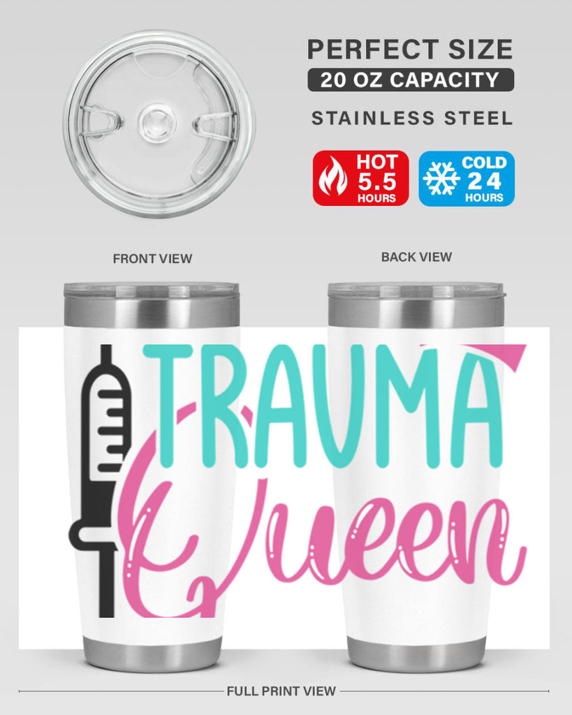 Trauma Queen Style Style 12#- nurse- tumbler